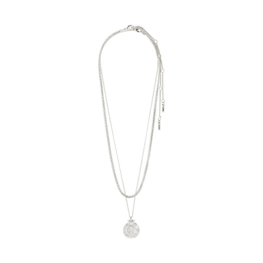 Collier 2 en 1 NOMADE argent - Pilgrim