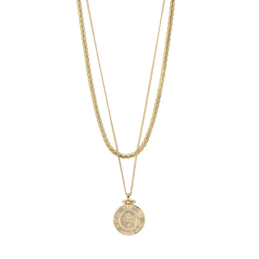 Collier 2 en 1 NOMADE or - Pilgrim