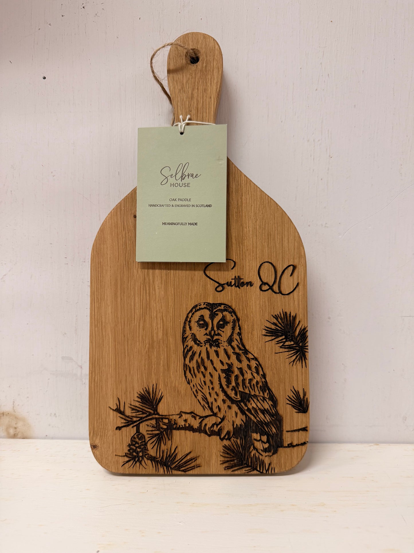 Planche à découper hibou - Selbrae