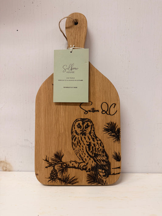 Planche à découper hibou - Selbrae