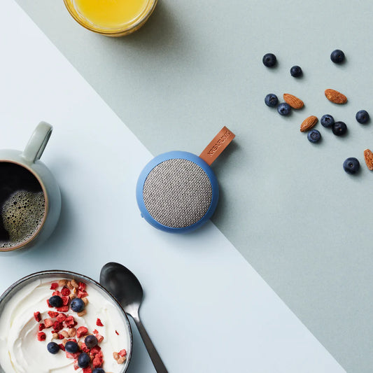 aGO Bluetooth speaker fabric river blue - kreafunk