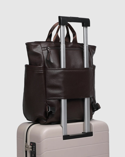 Bronx backpack chocolate