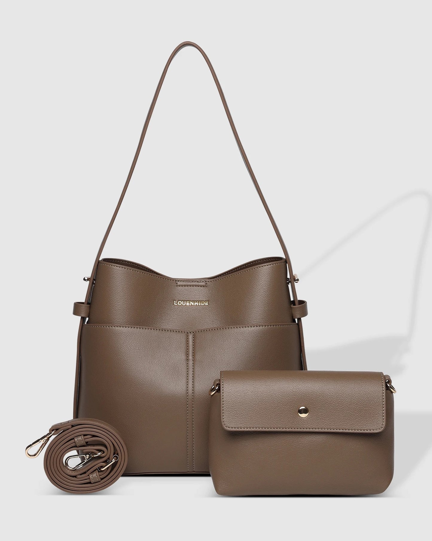 Samantha handbag mocha - Louenhide