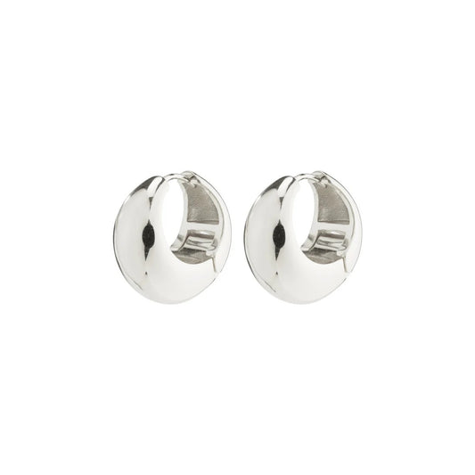 Boucles d’oreilles AMBER chunky argent - Pilgrim