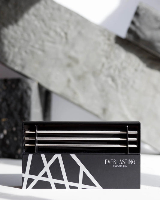 Bâtons métal argent pour  everlasting candles