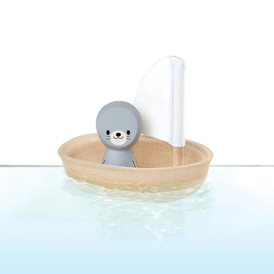 Sailing boat seal - plants