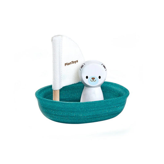 Sailing boat polar bear - plantoys